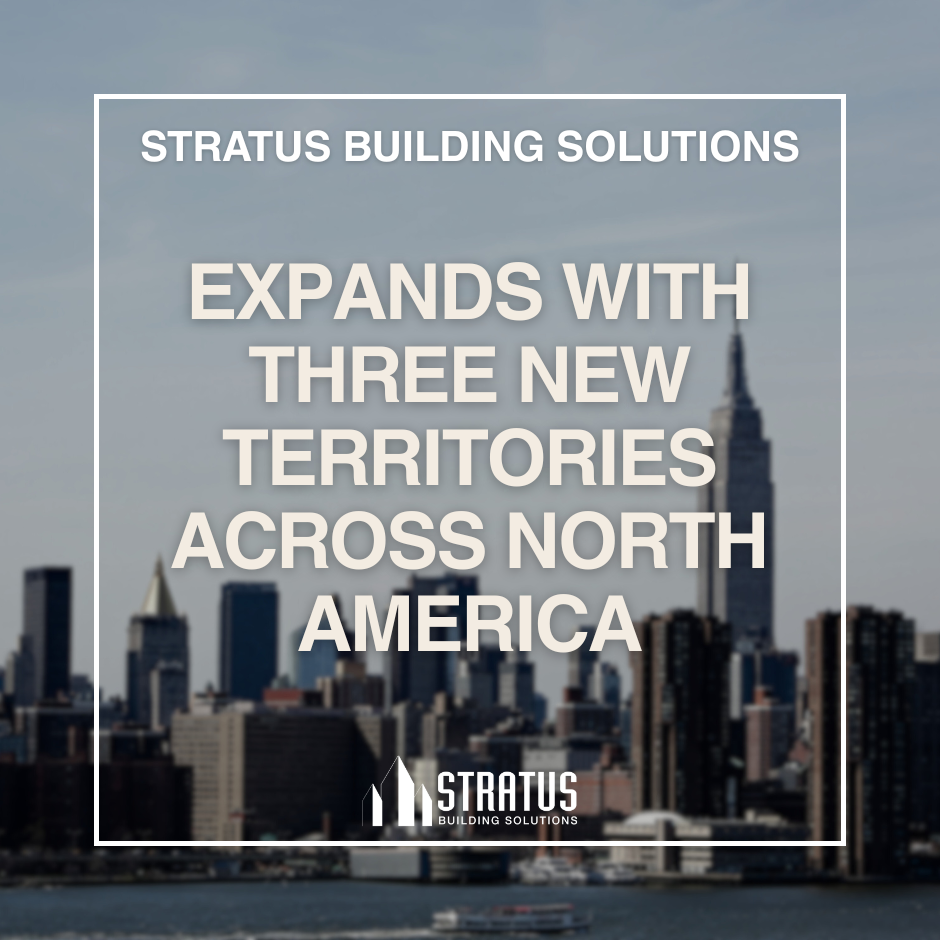 Stratus Building Solutions expands with three new territories across north america
