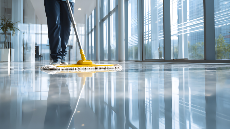 Eco-friendly janitorial services for commercial buildings in Alexandria