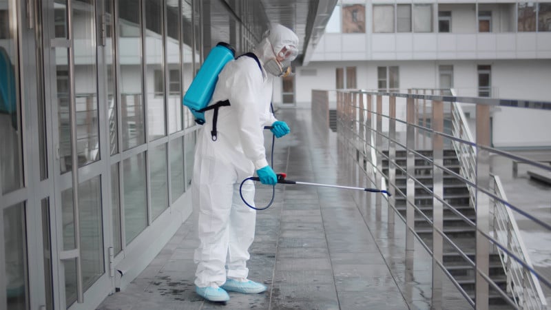 Certified disinfection and sanitization cleaning services in Maryland Capital for safe commercial environments.