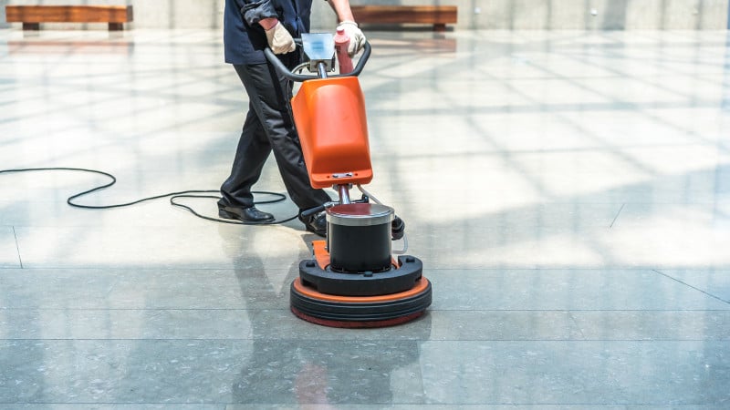 Hard floor cleaning and polishing services in Denver for a spotless, professional shine.