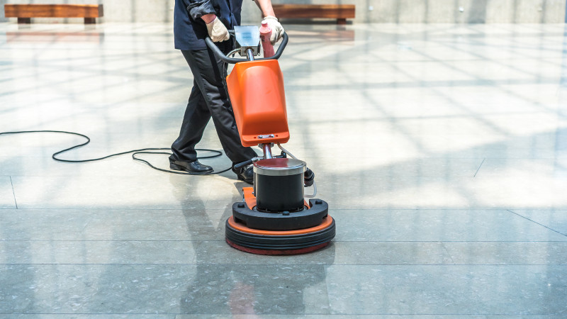 Hard floor cleaning and polishing services in Minneapolis-St. Paul for a spotless, professional shine.